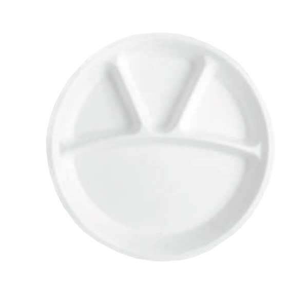 11” 4 Compartment Round Tray