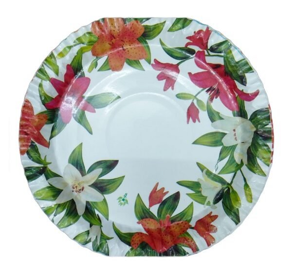 PAPER PLATES SIZE : 8 INCH